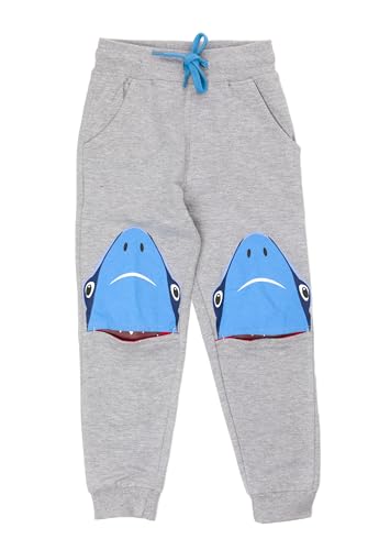 Toddler Boys Animal 3D Knee Knit French Terry Jogger/Pants - Pure Cotton4