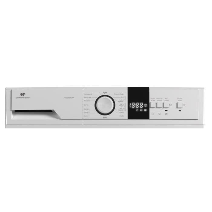CONTINENTAL EDISON CESL12PCW Wäschetrockner mit Wärmepumpe 12 kg 60 cm Klasse E Weiß