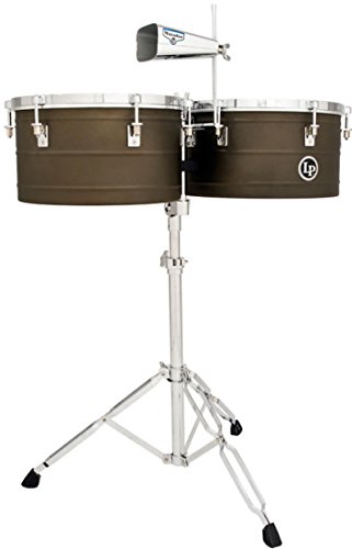 2014 Latin Percussion LP Matador M258 Timbale Drum Set Antique