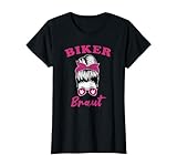 Motorradfahrerin Rockerin Damen