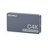 FEELWORLD C4K HDMI 4K Video Capture Card with 4K 60 Capture Support VRR Plug and Play for Gaming Streaming Conference PS4/PS5, Xbox, Switch, OBS, on Twitch, YouTube, Facebook, Tiktok
