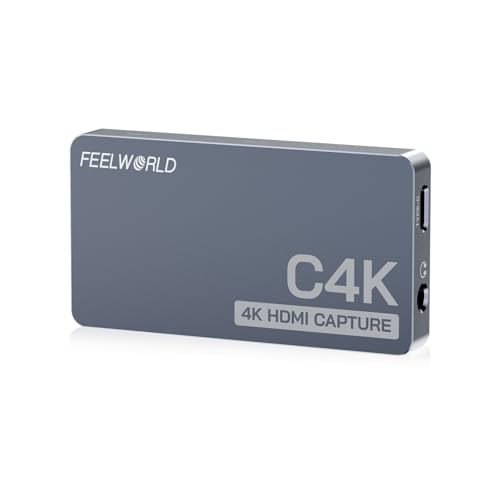 Carte de capture vidéo HDMI 4K FEELWORLD C4K pour streaming de jeux sur PS5 et OBS