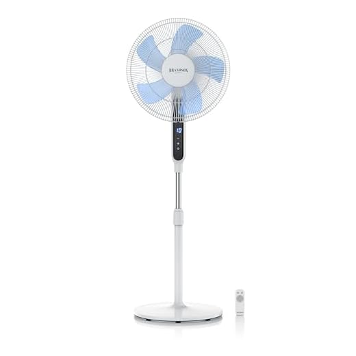 Funme Mini Tischventilator Tragbarer USB Ventilator 5 Zoll Retro Metall Ventilator Kleiner Lüfter Leiser 360° Drehung Kompatibel mit Notebook PC für Schlafzimmer Büro Dormitory Schule Küche - Schwarz 3 Brandson - DC Standventilator energiesparend ECO - Fernbedieung - Brushless Silent Motor -sehr leise – Oszilation 60° 90° 120° - Ventilator Timer – 9 Stufen - Turbo Modus - weiß