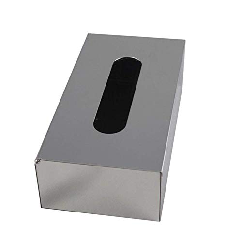 Caja de Pañuelos Caja de tejido húmedo de acero inoxidable Hombre Durable Sello de escritorio Sello de bebé Toallitas de bebé Caja de almacenamiento Dispensador Caja de tejido impermeable Caja de pape