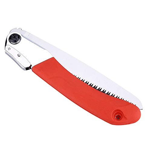 Eastbuy Folding Hand Saw - 210mm 8 Teeth Folding Hand Saw Pruning Saw Portable Folding Manual Pruning Saw with Anti-slip Handle