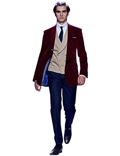 Costume de velours hommes chic pour mariages et grandes soirées de gala