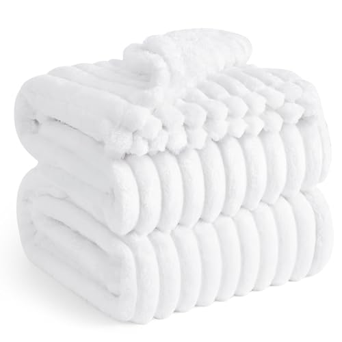 BEDSURE kuscheldecke 220x240 für Zimmer Deko - Tagesdecke, Wolldecke & Fleecedecke, Sofadecke, Weiche Warme Grobe Korddecke für Couch, Wohn- &...