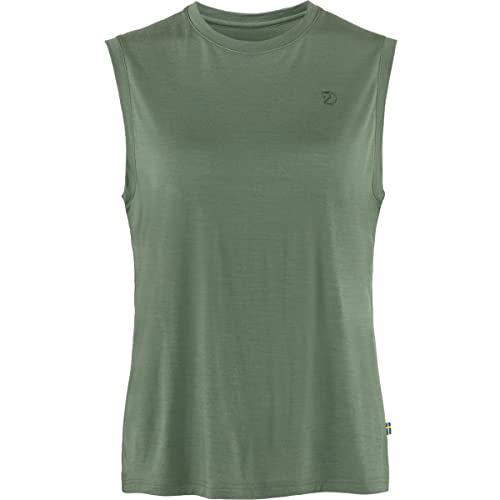 Fjallraven Abisko Wool Tank Top - Women's Patina Green Medium
