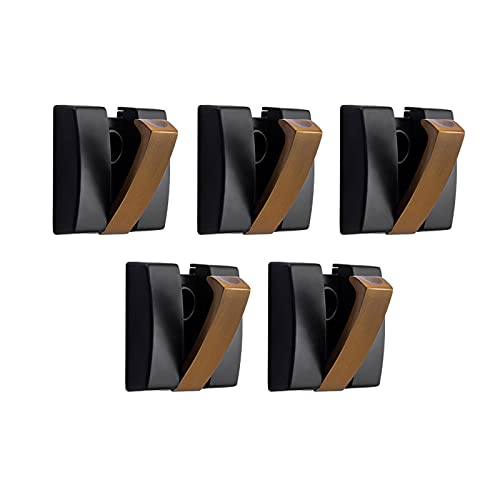 DGYB Ganchos Negros Con Ventosa Para Ducha, Juego De 4 Ganchos Para Toallas De Baño Para Pared, Ganchos De Vacío De Acero Inoxidable SUS 304 Para Lufa, Gancho De Puerta De