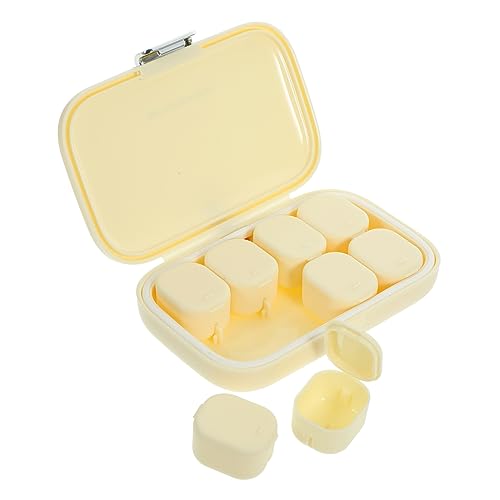 箱 ピルケース コンパクトな丸 ケース のオーガナイザーと保管 取り外し可能な丸 ケース コンパクトな ケース 携帯用 オーガナイザー 毎日使う丸 ケース 丸 用品 プラスチック SECFOU
