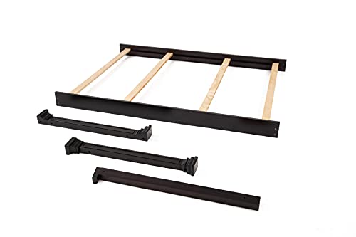 Image of CC KITS Full-Size Conversion Kit Bed Rails for Sorelle Crib & Changer Combos |Berkley, Brittany, Princeton /Tuscany, Sedona, Verona and Vista Elite Crib & Changer Combos (Espresso, Sedona & Changer)