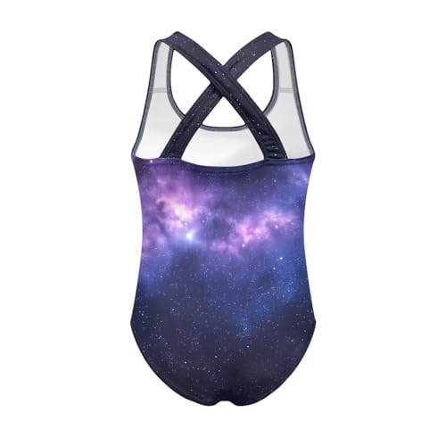 Image of JEOCODY Swimsuit for Girls One Piece Bathing Suit for Teens Crossback Hawaiian Beach Swimwear