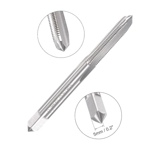 MACHSWON M6x0.75mm Metric Tap and Die Set,Machine Thread Screw Tap with Round Threading Die,Tap & Die Kit for Nut Screw Bolt Thread Repair - Image 3