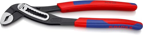 KNIPEX Alligator Wasserpumpenzange mit schlanken Mehrkomponenten-Hüllen 250 mm, 88 02 250