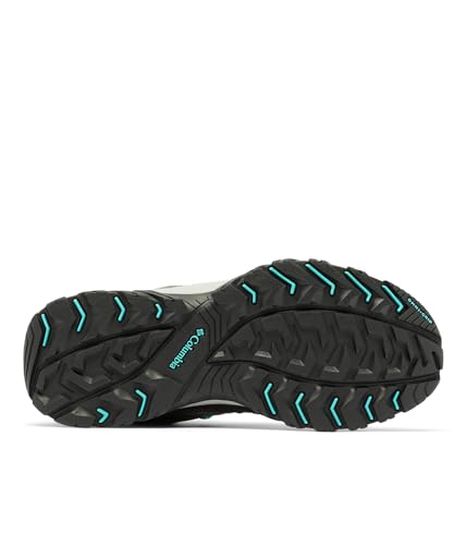 Columbia Womens Granite Trail Mid Waterproof, Titanium Grey Steel/Bright Aqua, 10.5