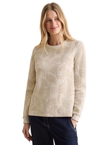 T-shirt jacquard Cecil femme élégant en maille haut de gamme texturée