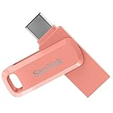 SanDisk 512GB ウルトラドライブ デュアルゴー USB Type-Cフラッシュドライブ ピーチ-SDDDC3-512G-G46PC