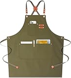AFUN Chef Aprons for Women Men with Oversized Pockets,...