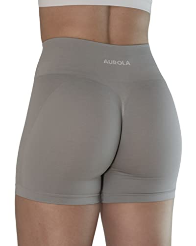 AUROLA Intensify V2.0 Women's Workout Shorts Athletic Running Shorts, Seamless High Waist Gym Yoga Shorts
