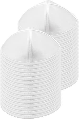 Image of Pack of 10 or 30-Pcs - Hq 19 /20CM Satin Kippah for Men & Boys, Yamaka Hat Designed in Israel - Kippot Bulk