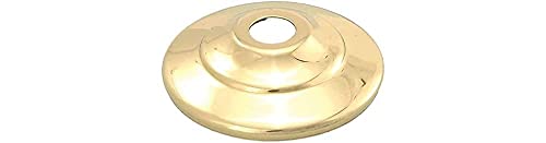 Image of B&P Lamp 2 1 /2 Inch Diameter Solid Brass Vase Cap, Satin Brass Finish