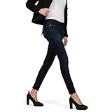 [ジースターロゥ] ジーンズ レディース スキニー ストレッチ ネイビー Midge Cody Mid Skinny Wmn 60883-6131-071-W23/L32