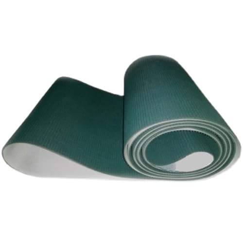 YJEUZCD PVC Conveyor Belt Material, Industrial Transport Conveyor Replacement Belts, Commercial Production Line Equipments Warehouses Unloading Pulley Belt(3.3x82.0 ft)