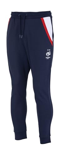 FFF Pantalon Molleton fit Collection Officielle Equipe de France de Football - Taille Homme L