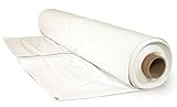 Greenhouse White Plastic Film Polyethylene Covering Gt4 Year 6 Mil 20ft Wide X 25ft Long