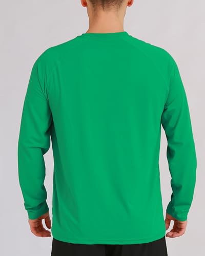 Men's Long Sleeve UPF 50+ Sun Protection Swim T-Shirt Quick Dry Lightweight Running Fishing Rash Guard3