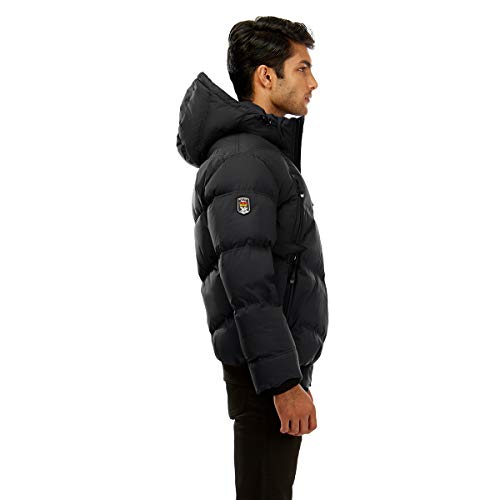 Triple F.A.T. Goose Men's Quilted 'Reizen' Down Jacket, Navy (3XL), Windproof, Water-Resistant3