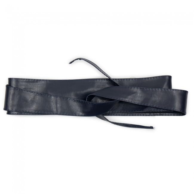 Ceinture femme élégante en cuir véritable avec fermeture nouée haut de gamme