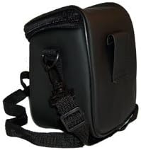 BV & Jo Waterproof & Light Weight Camera Case Compatible with Canon SX530 SX510 SX430 SX420 SX410, KODAK AZ422 AZ421,Nikon L330 L340,Panasonic LX100,Fuji Instax Mini 11 Cameras (Black)