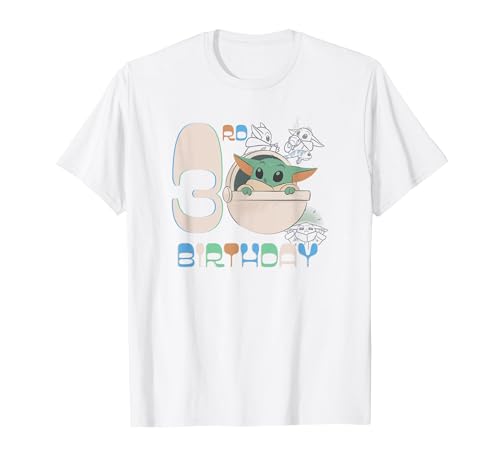 T-shirt Grogu Mandalorian pour fête d'anniversaire en famille