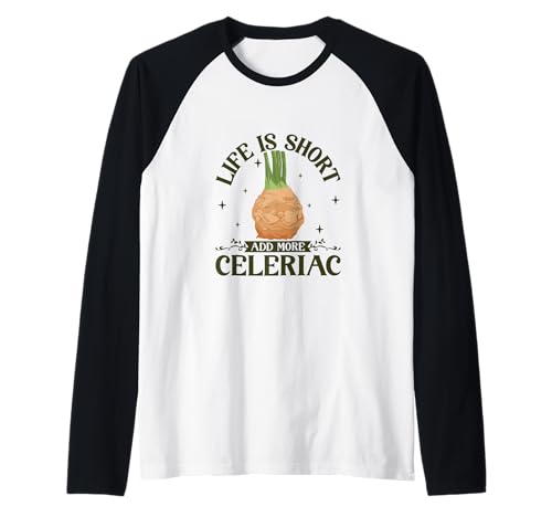 Dame más apio Camiseta Manga Raglan