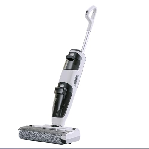 Geavicam Cordless Wet Dry Vacuum Cleaner with 180° Lay-Flat Anti-Tangle Design, 50-Minute Runtime, FlashDry Self-Cleaning, Dual-Sided Edge Cleaning, and Lightweight One-Step Cleaning for Hard Floors