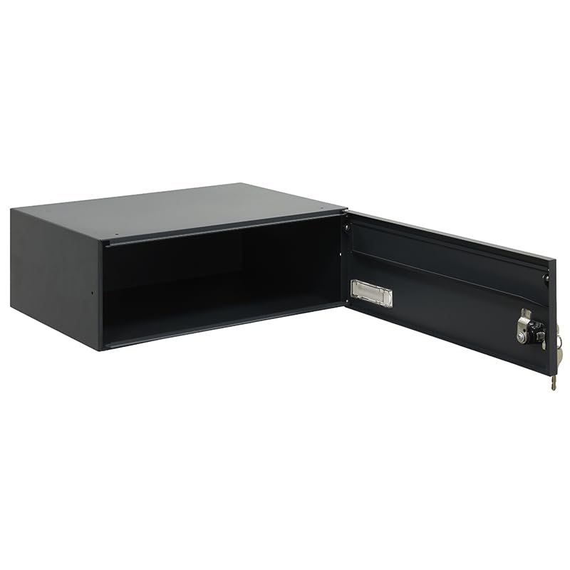 Arregui Slim H2506 Buzón de Pared para Edificios | Buzón de Comunidad Horizontal para Interior | Modulable y Agrupable | 12x34,5x25 cm | Antracita