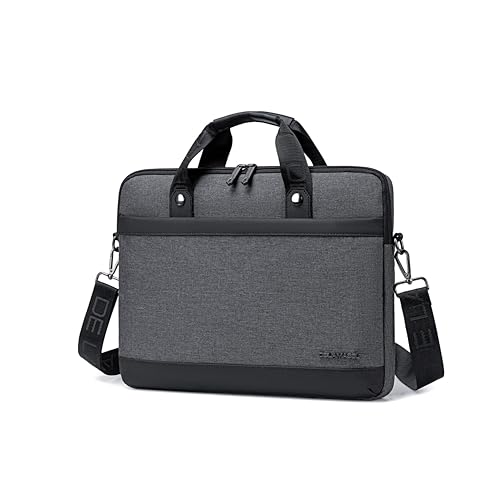 Sacoche ordinateur 16 pouces noir carbone rembourrée pour MacBook et PC