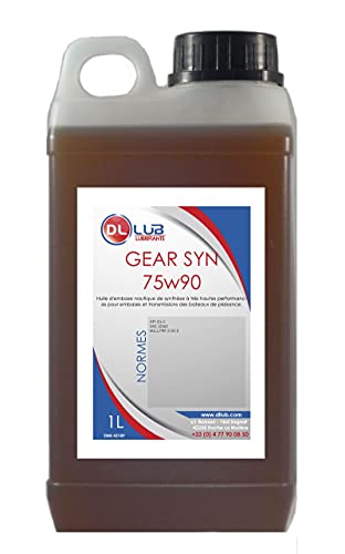 DLLUB - Huile embase Gear SYN 75w90-1 litre