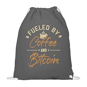 Generisch Bitcoin cryptovaluatie Fueled | 01662 – katoen Gymsac -37cm-46cm-Graphite Grey