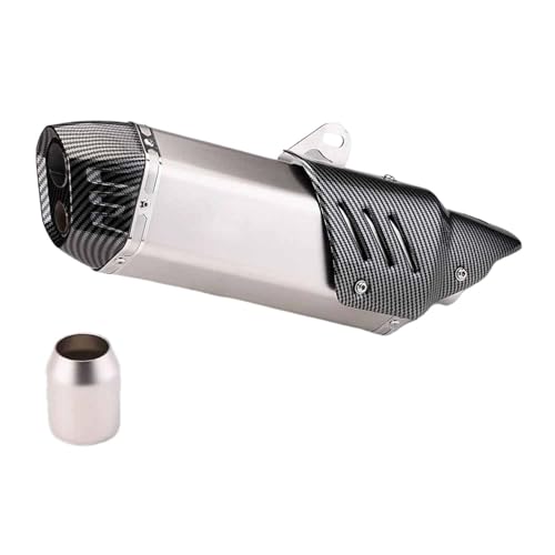 Pot d'échappement 51mm PCX 150 en carbone pour optimiser la sonorité et alléger le poids