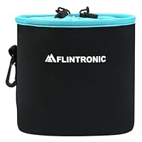 flintronic Kamerabeutel, Neopren Kamerabeutel mit Fleece-Fütterung, Objektivköcher für Objektive und Kamerazubehör (M)