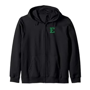 Eastern Michigan Eagles Left Chest Icon Officially Licensed Zip Hoodie
