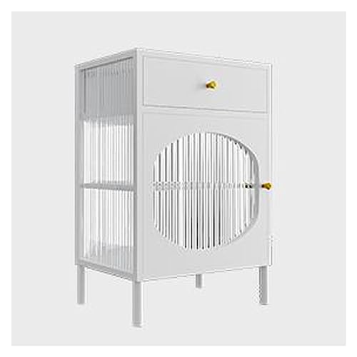 eexbz Sofa Modern Nightstand with Drawers and Storage Cabinet, Bedside Table Modern End Table Side Table Coffee Table for Bedroom Living Room Sofas for Living Room(White)