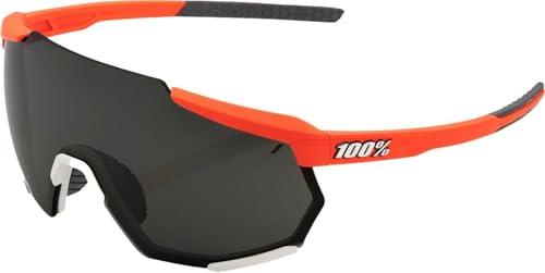 Image of 100% Racetrap Sport Performance Sunglasses - Sport and Cycling Eyewear (Soft Tact Oxyfire - Black Mirror Lens)