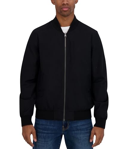 Image of Nautica Men's Lightweight Bomber Jacket - Wind & Water-Resistant, Regular, Big & Tall Sizes