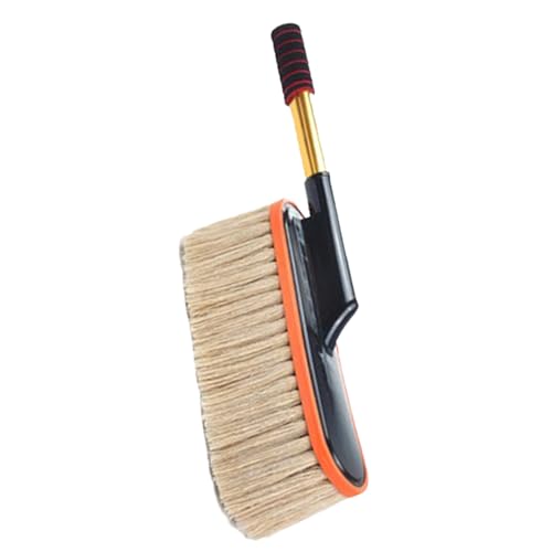 Plumero para Exteriores de Coche - Mopa De Microfibra Retráctil para Limpieza - Plumero Lavable Portátil para Exteriores De Auto Polvo Hogar Eliminación De Pelos De Mascotas Y Limpieza De Salpicadero