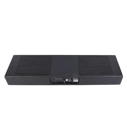 Tbest Subwoofer de Coche 800W, Subwoofer de Alimentación Activa Slim Bajo Asiento de Camión de Coche de Bajo Nivel de Alto Nivel con AMP incorporado 6x9 Pulgadas