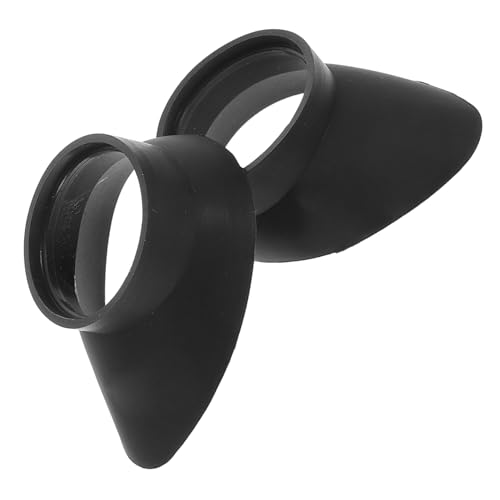 BESTonZON 2stücke Schutzkappe Für Okularlinse Mikroskop Abdeckung Gummi Okular Zubehör Ersatz Auge Hülse Haube Schild Deckel Linse Tasse