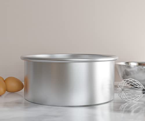 Natikon 6 Inch Cake Pan Set Of 3 Round Aluminum Cake Moulding Pans With Removable Bottom, For Birthdays, Wedding And Home Party #TOP4